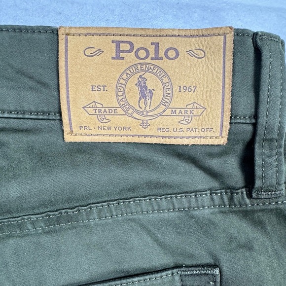 Polo Ralph Lauren Mens Varick Slim Straight Stretch Pants Olive Green 44x30 NEW - Picture 3 of 14